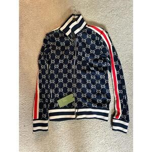 Gucci All Over GG Track Jacket (New With Tags) (Never Worn)
